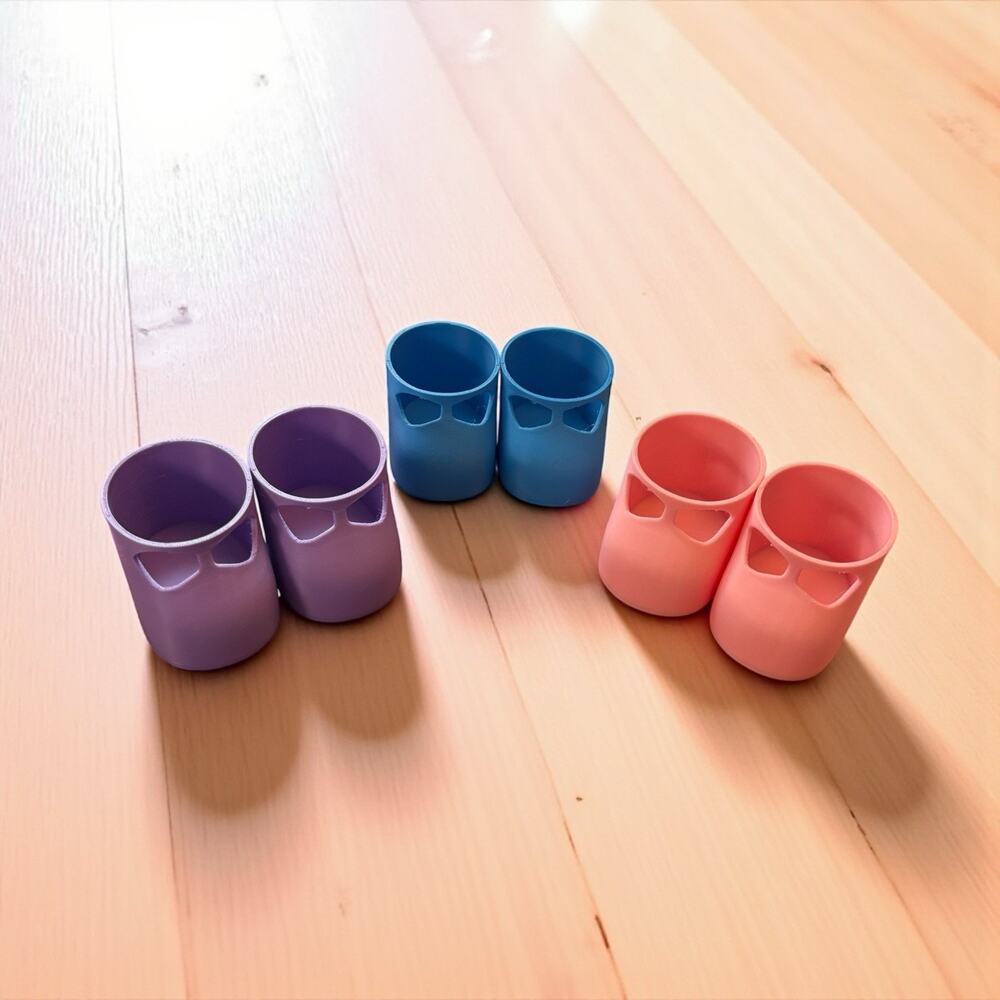 Replacement Shoes 16” Cabbage Patch 3D Printed 3 Pr Purple Pink Blue Mary Janes